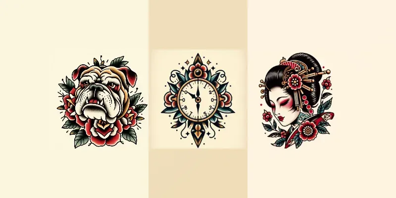 Cool Old School Tattoo Designs generated by undefined