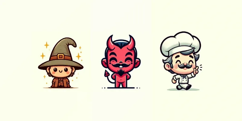 Cute Vintage Cartoon Characters generated by undefined