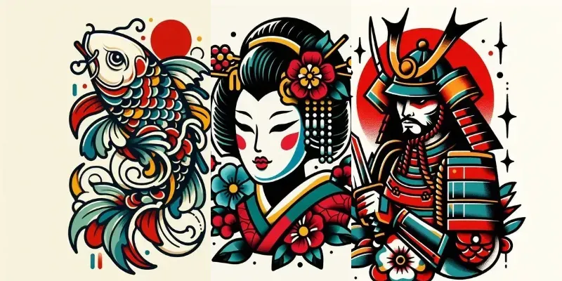 Japanese Traditional Irezumi Tattoos generated by undefined