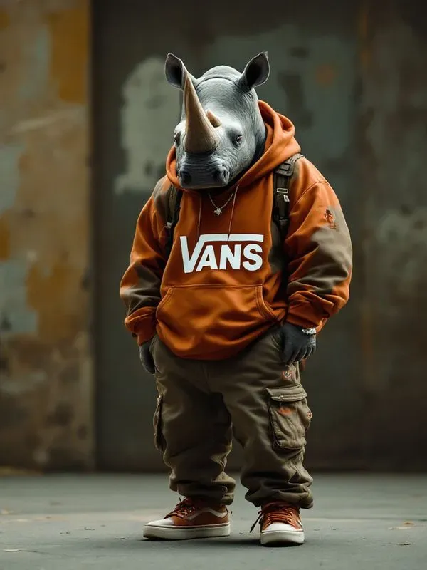Cool Retro Streetwear Animals