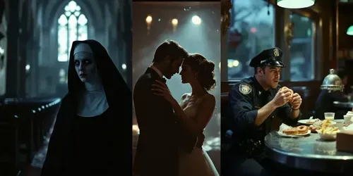 Nostalgic 1970s Movie Stills generated by flux