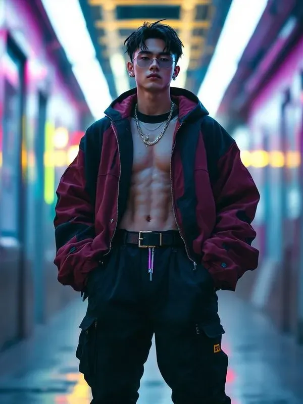 Y2k Aesthetic Street Fashion Photography