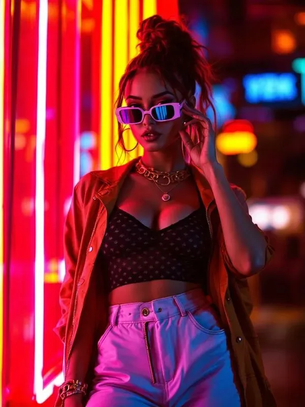 Y2k Aesthetic Street Fashion Photography