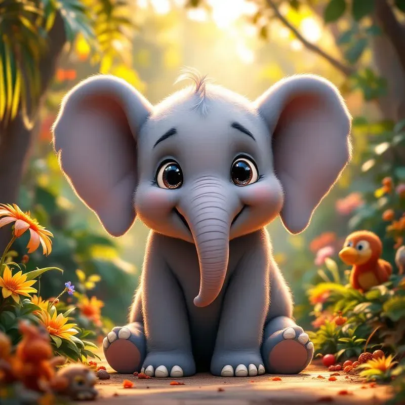 Cute Colorful Pixar Animals