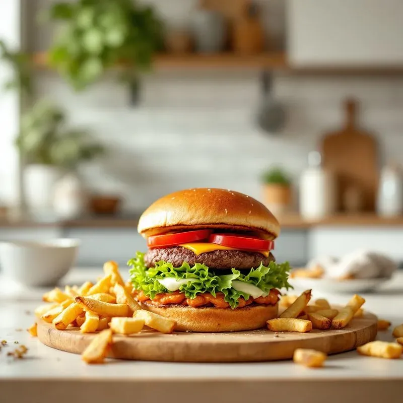 Photorealistic Food Blogger Images