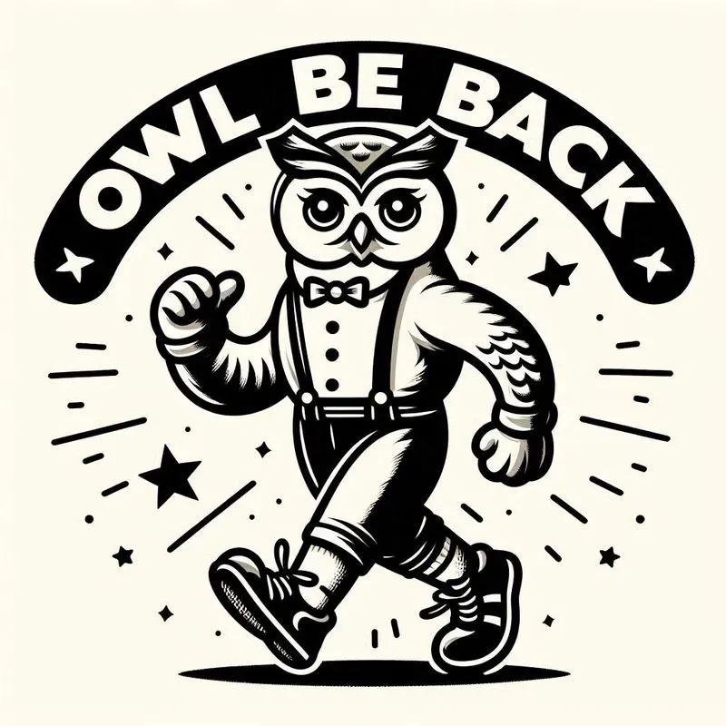 Retro Mascot Cartoon T-shirts With Text