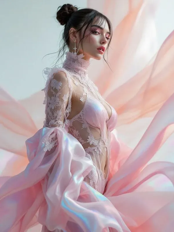 Ethereal Pastel Fashion Editorial Photos