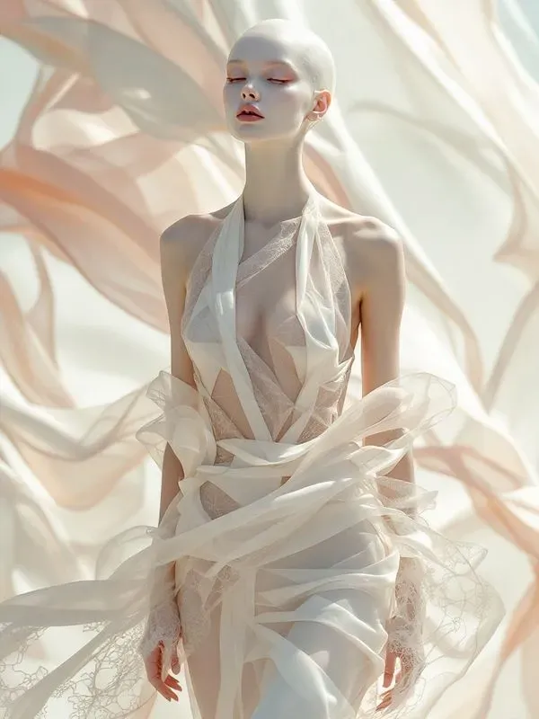 Ethereal Pastel Fashion Editorial Photos