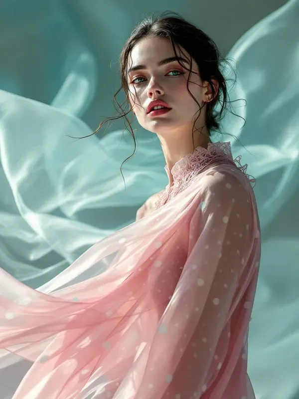Ethereal Pastel Fashion Editorial Photos