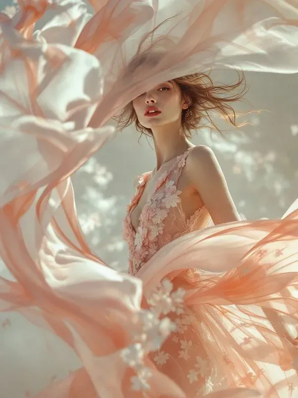 Ethereal Pastel Fashion Editorial Photos