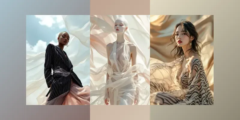 Ethereal Pastel Fashion Editorial Photos generated by undefined