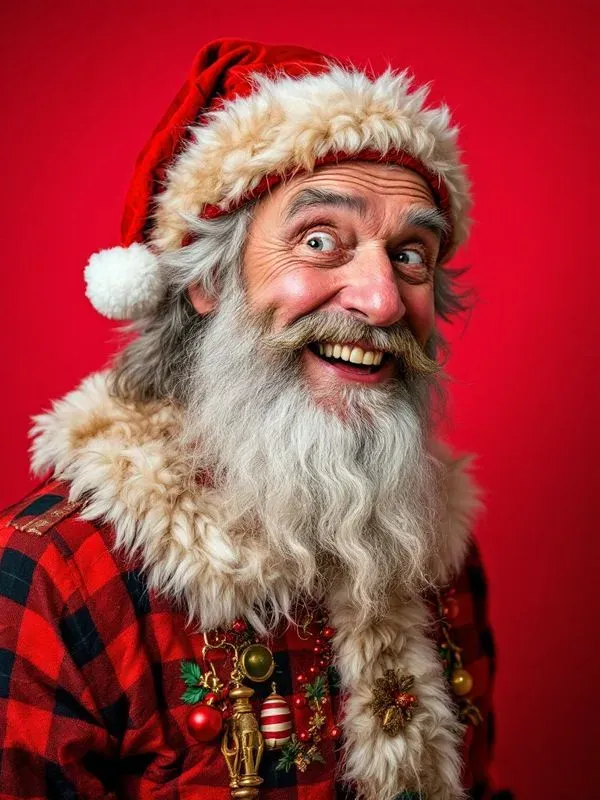 Christmas Costume Portrait Stock Photos