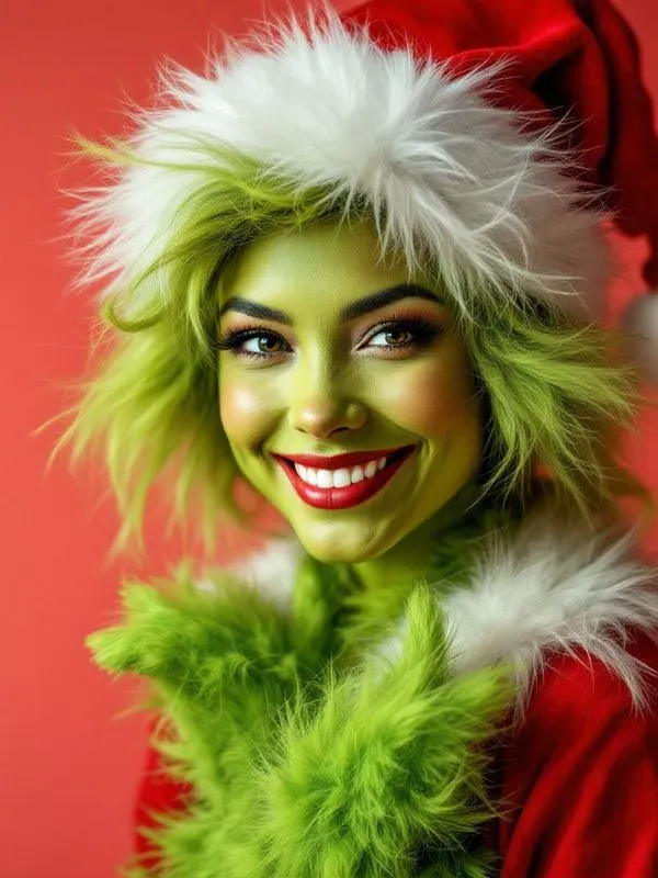 Christmas Costume Portrait Stock Photos
