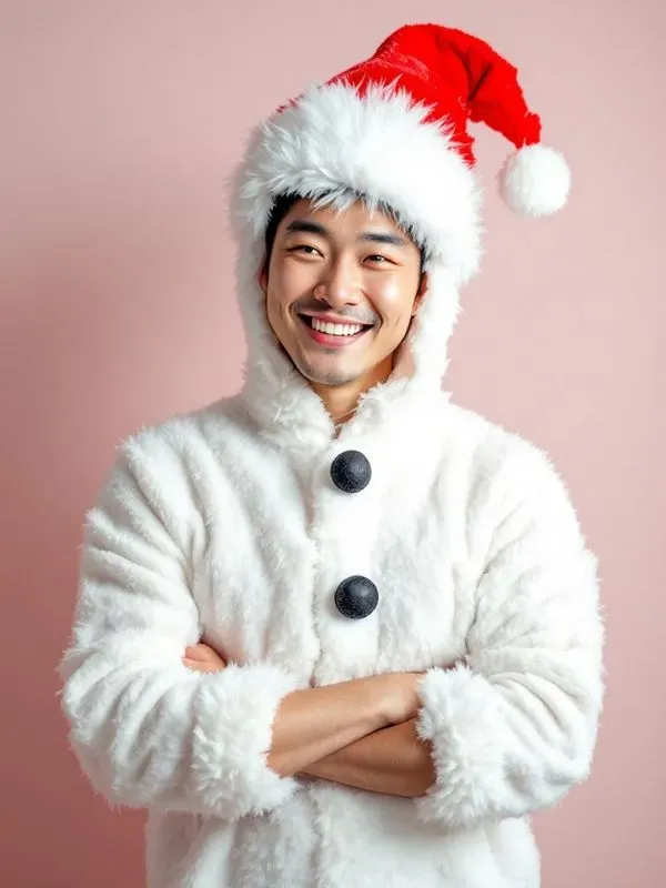 Christmas Costume Portrait Stock Photos
