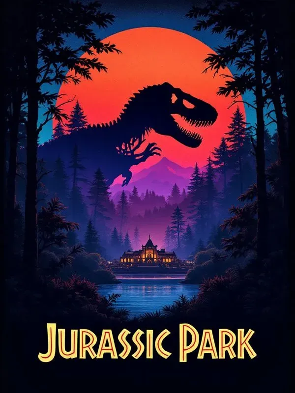 Retro 80s Movie Posters