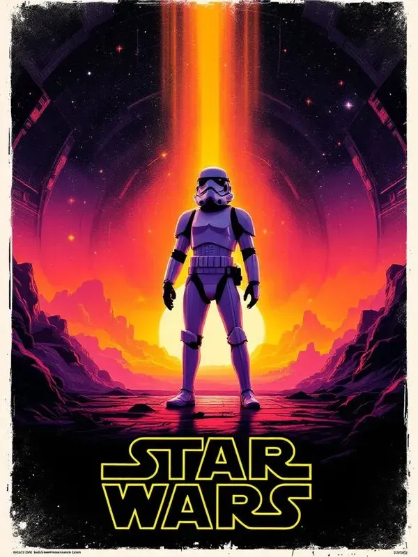 Retro 80s Movie Posters