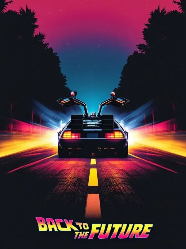 Retro 80s Movie Posters
