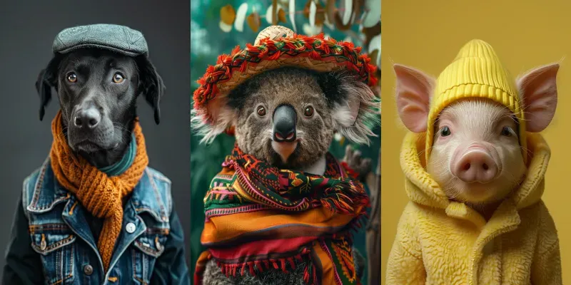 Anthropomorphic Animals generated by undefined
