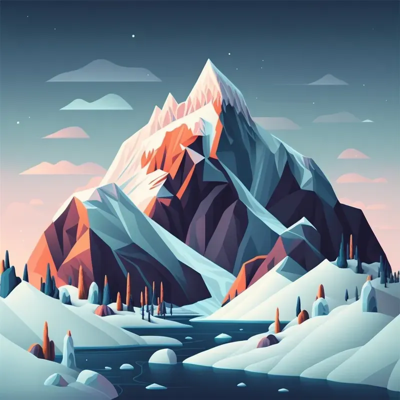 Icy Colors Illustrations
