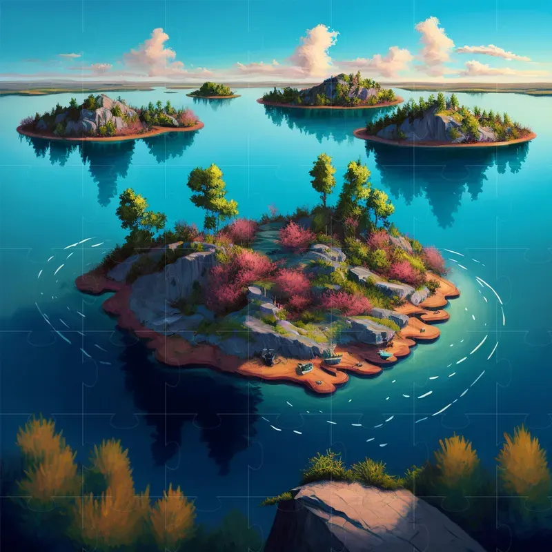 Vibrant Landscape Illustrations