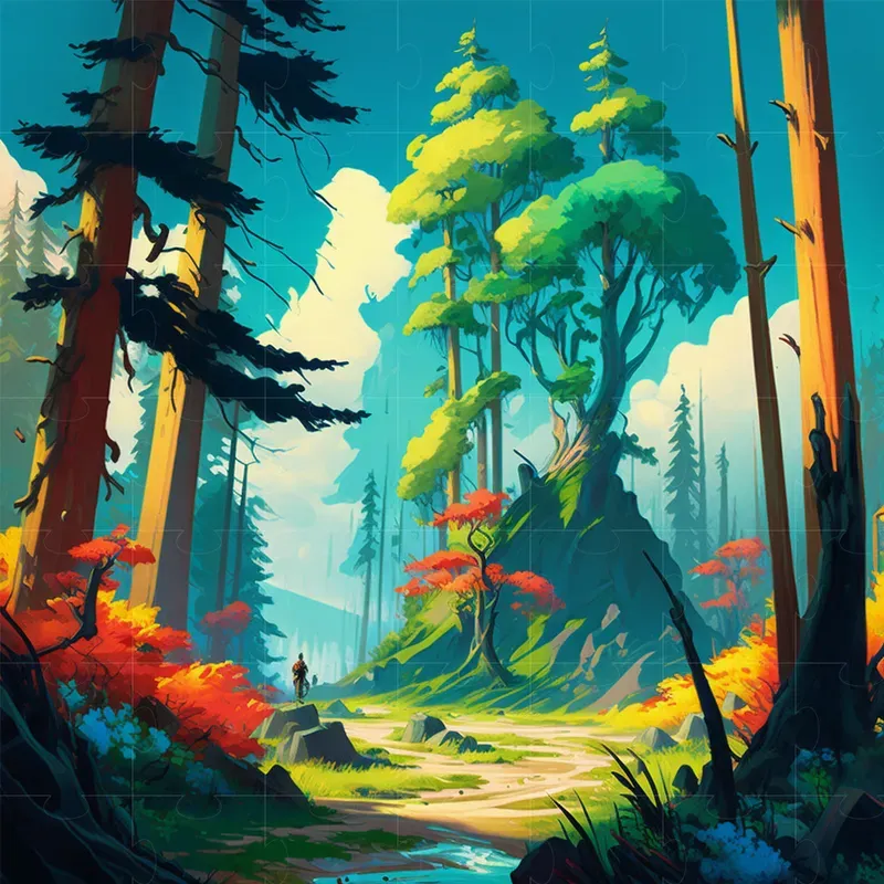 Vibrant Landscape Illustrations