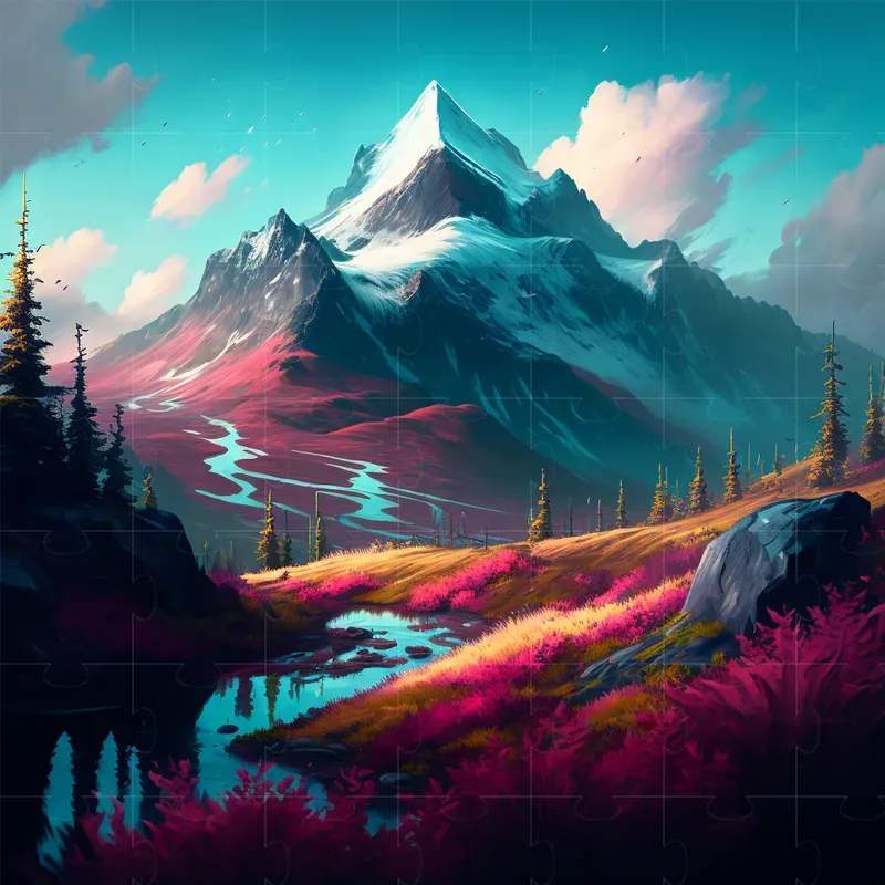 Vibrant Landscape Illustrations