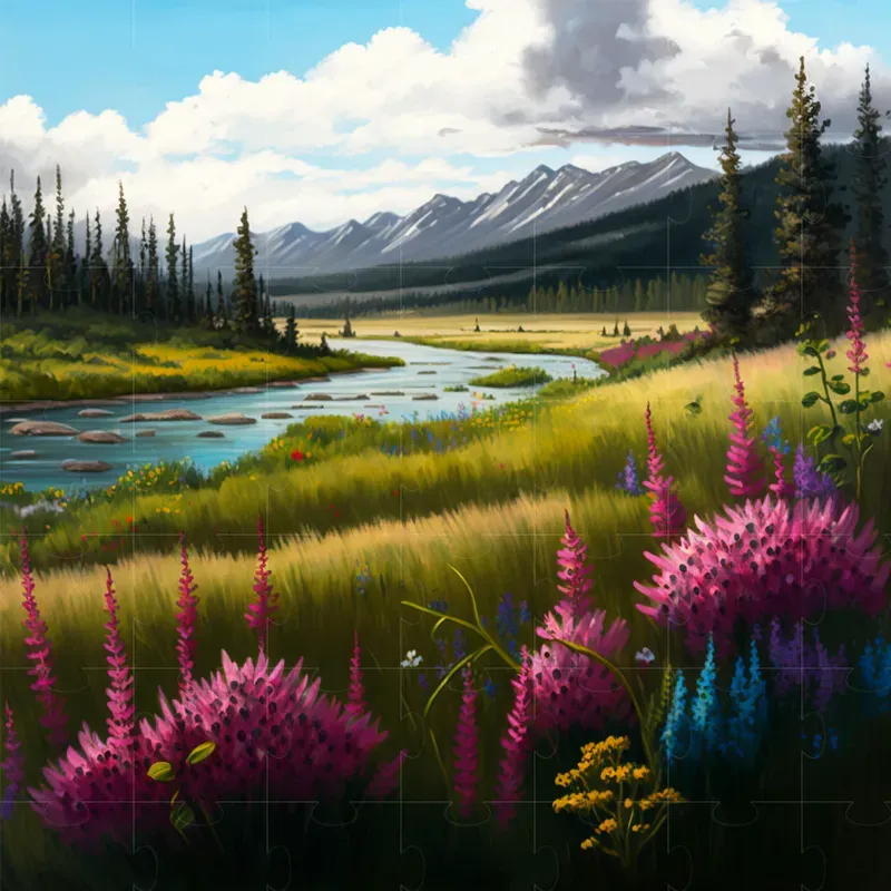 Vibrant Landscape Illustrations