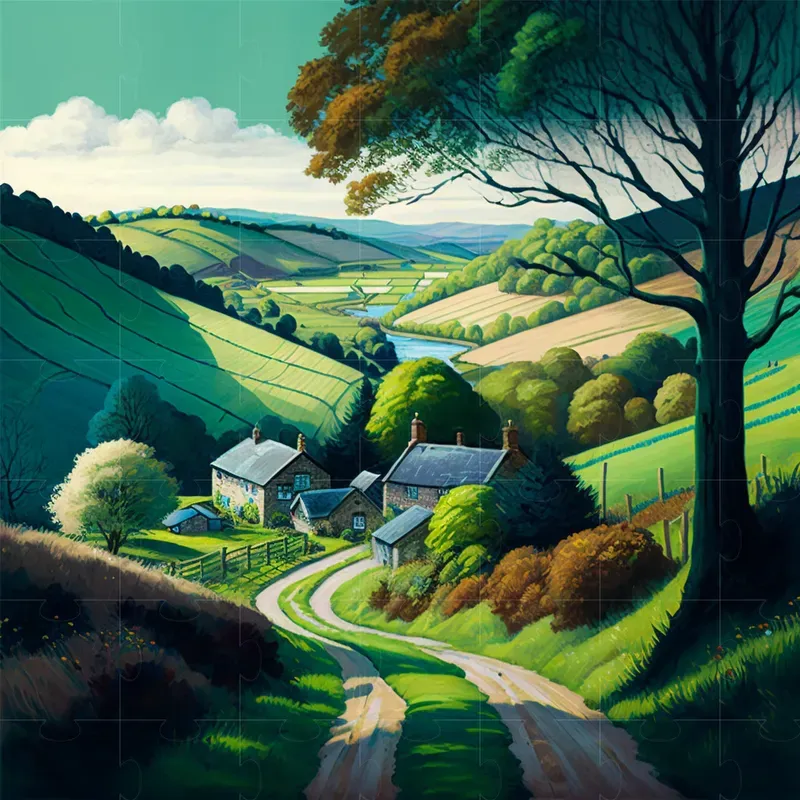 Vibrant Landscape Illustrations