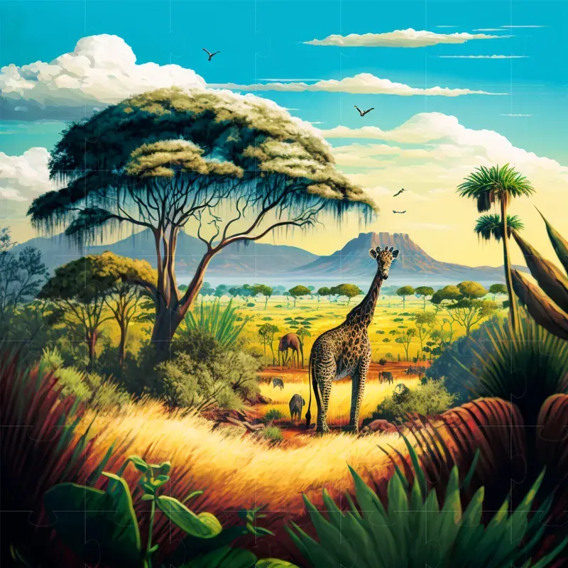 Vibrant Landscape Illustrations