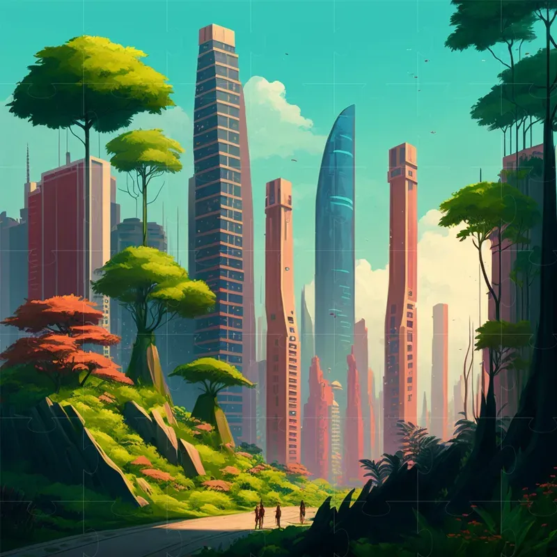 Vibrant Landscape Illustrations