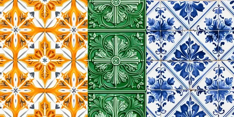 Azulejos Patterns generated by undefined