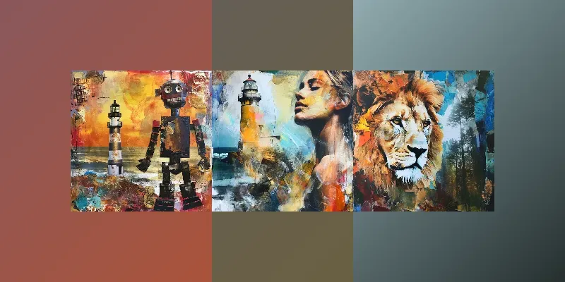 Mixed Media Collage generated by undefined