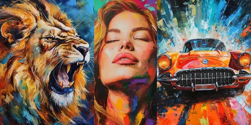 Acrylic Paintings generated by undefined