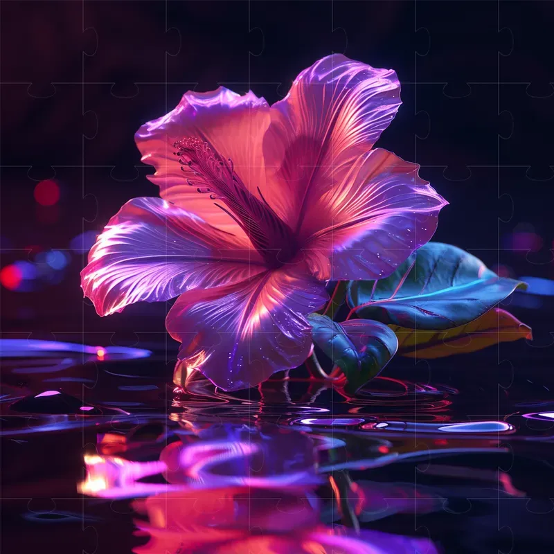 Neon Style 3D Renders