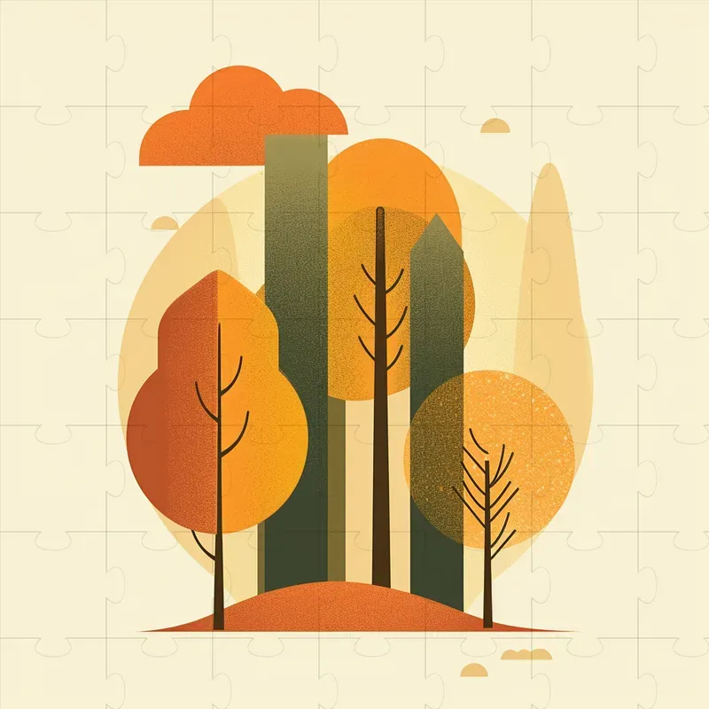 Earthy Colors Illustrations