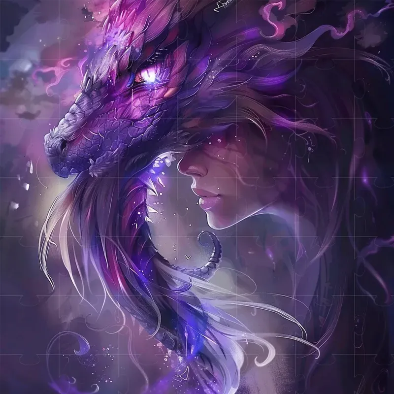 Purple Fantasy Illustration