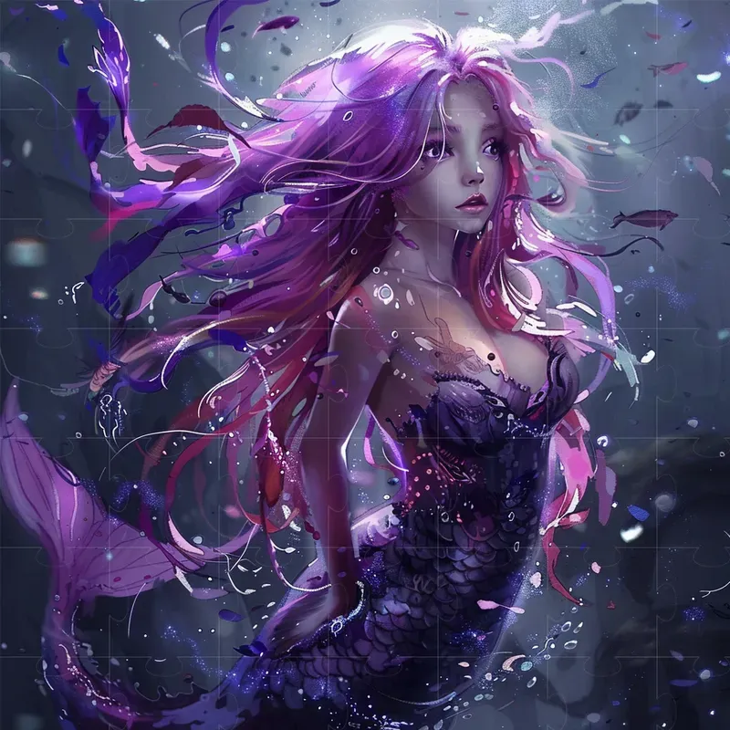 Purple Fantasy Illustration