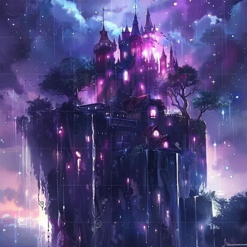 Purple Fantasy Illustration