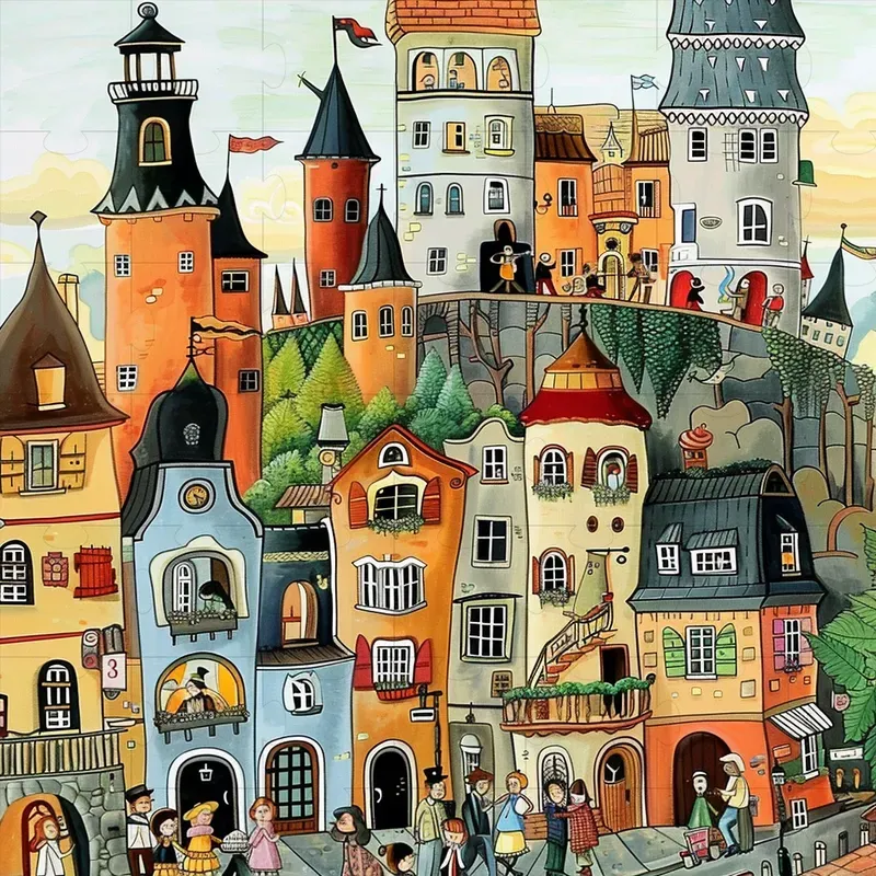 Cartoonish Whimsical Worlds