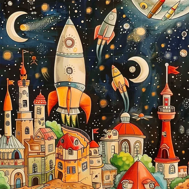 Cartoonish Whimsical Worlds