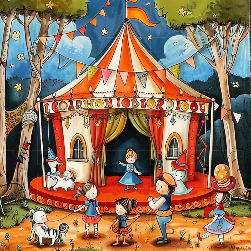 Cartoonish Whimsical Worlds