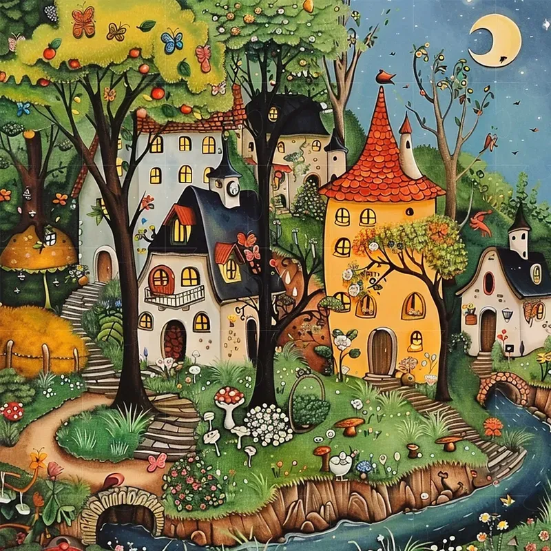 Cartoonish Whimsical Worlds