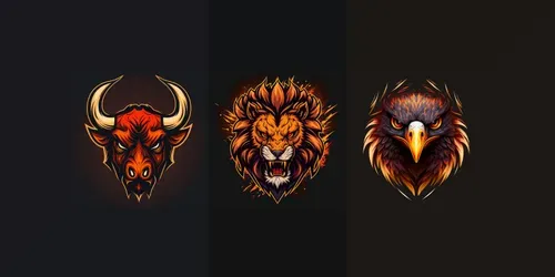 E-sport Logos generated by midjourney