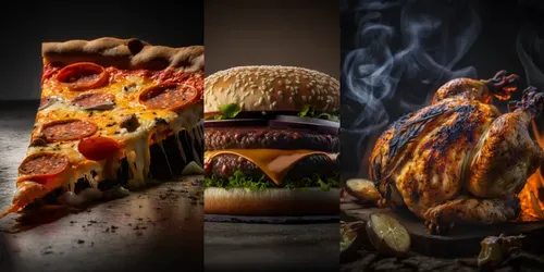 Stunning Food Images generated by midjourney