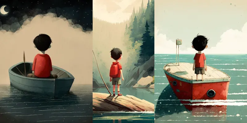 Children's Books Illustrations generated by undefined