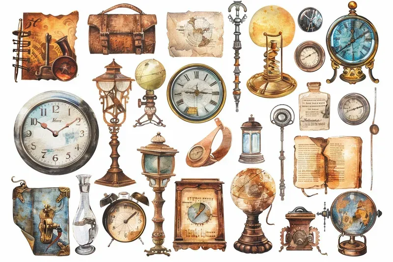 Scrapbook Vintage Junkbook Stickers