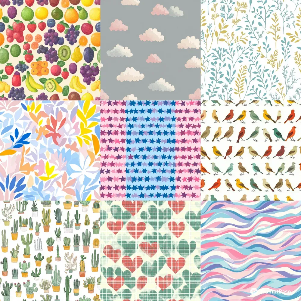 Minimalist Seamless Pattern Designs