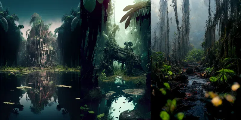 Decaying Death Rain Forests generated by undefined