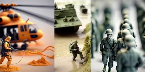 Toys Of War generated by midjourney