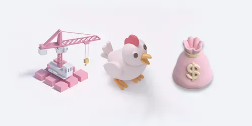 Pastel 3D Models For Everyday Use generated by dalle